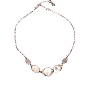 Silver Statement Necklace with Artsy Askew Style